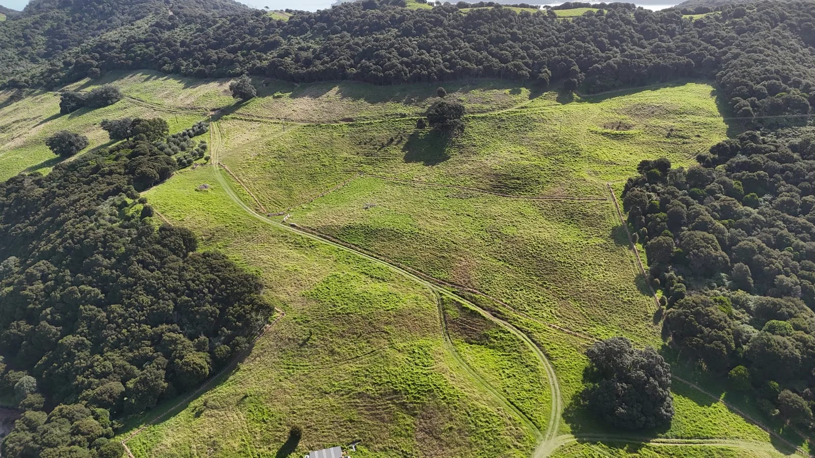 te matuku conservation property aerial